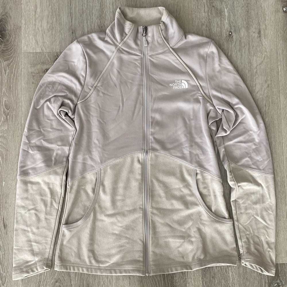 The North Face Women’s Light Pink and Beige Full-Zip Jacket